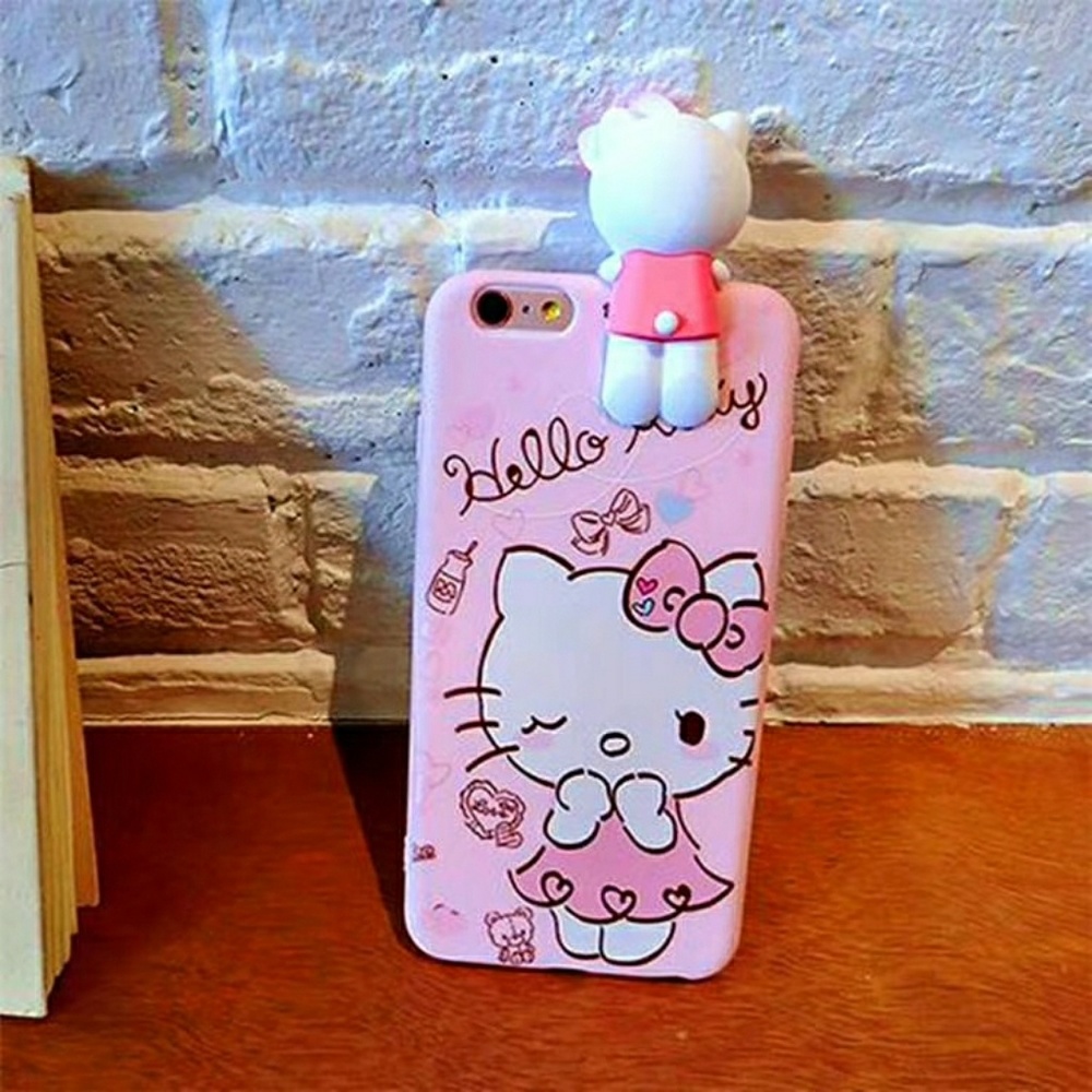 1 HELLO KITTY WINK IPHONE 7&8PLUS 3D CASE - Picture 1 of 6